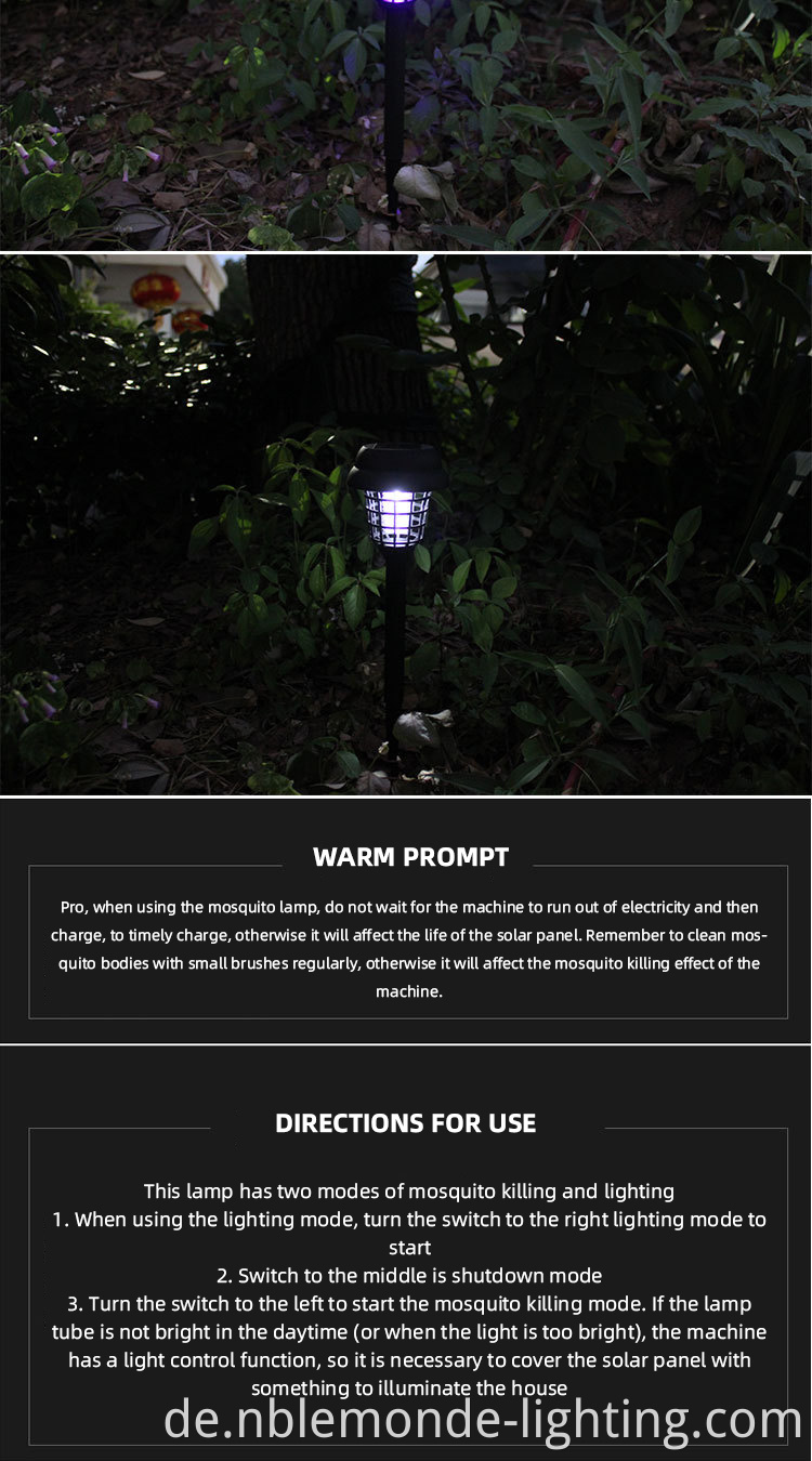 Efficient Solar Powered Bug Light